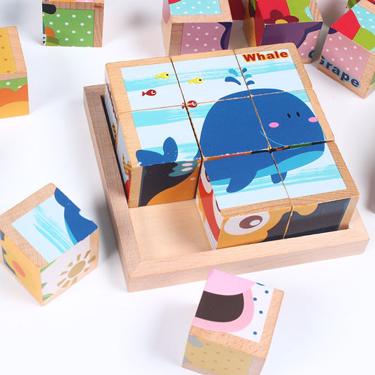 Puzzle Blocks Childhood Education Toy