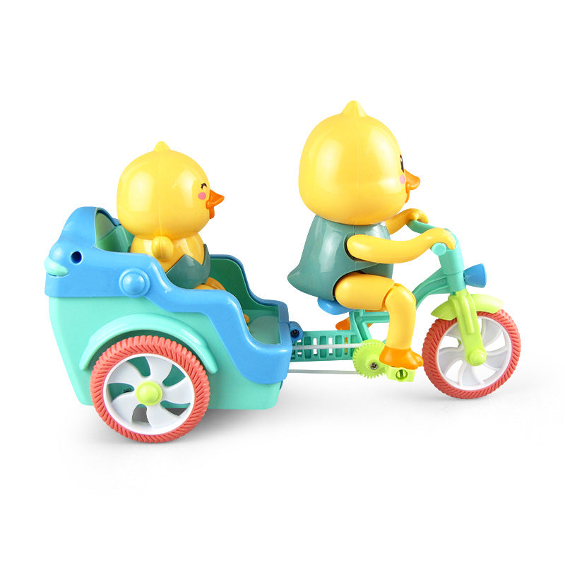 Duck With Tricycle Music Light Children's Toy