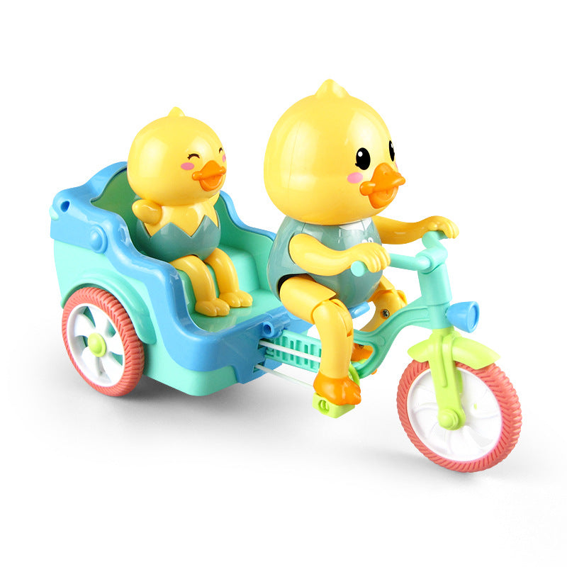 Duck With Tricycle Music Light Children's Toy