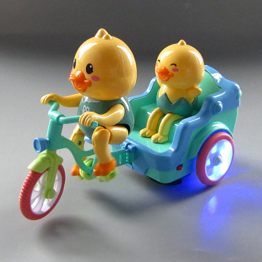 Duck With Tricycle Music Light Children's Toy